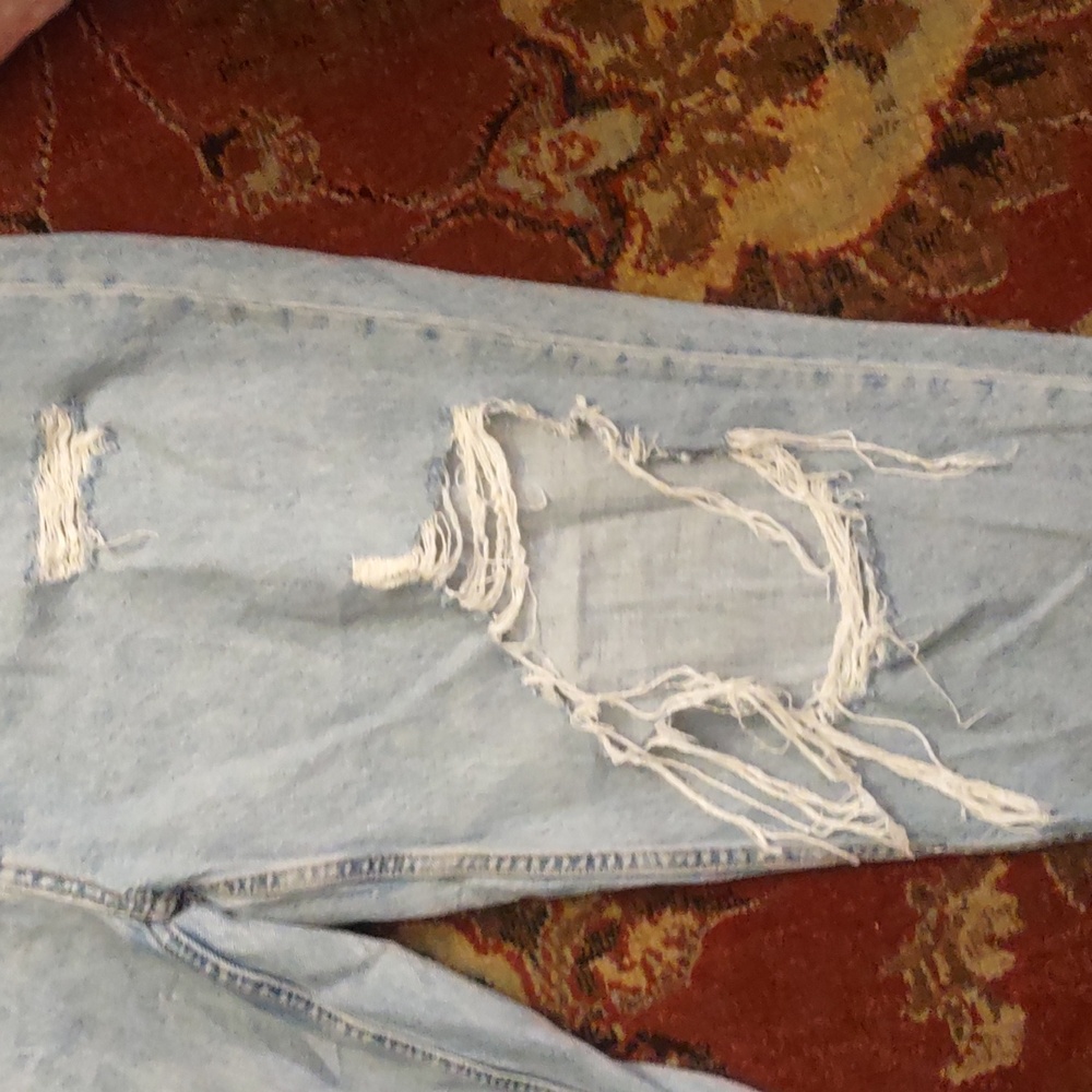 Light Blue Aeropostale Mom Jeans - Picture 5 of 10